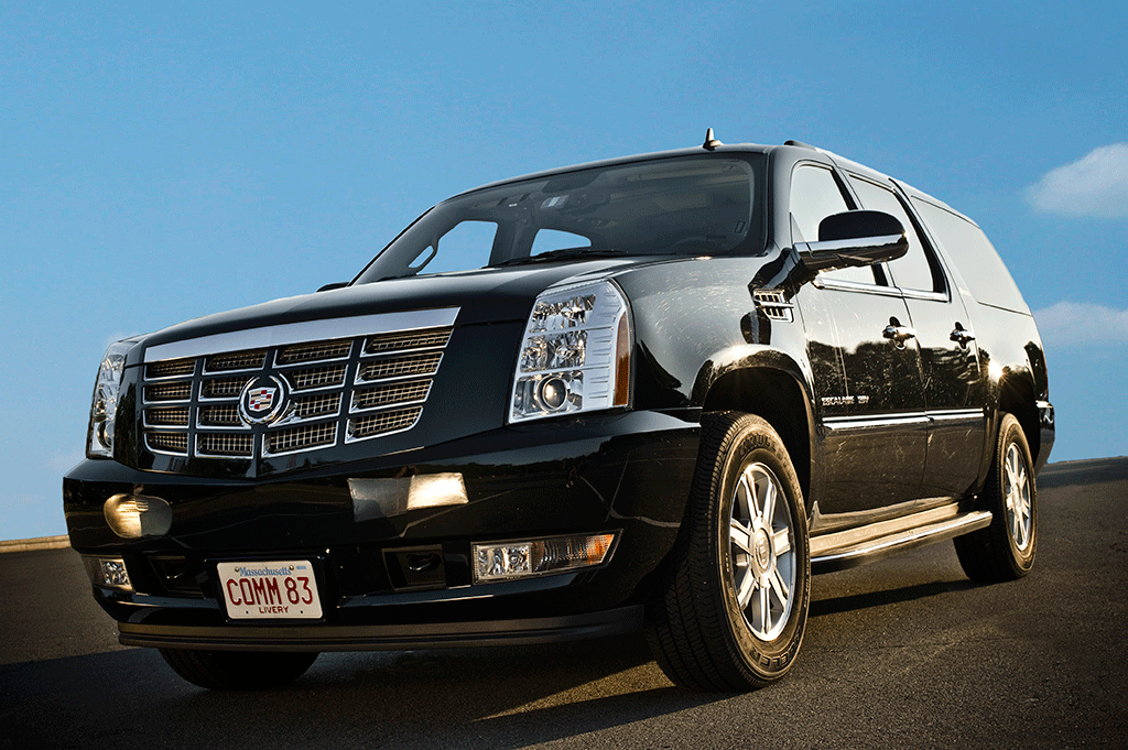 Cadillac Escalade chauffeured SUV from Commonwealth Worldwide.